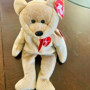 Ty Beanie Baby 1999 Signature Teddy Bear stuffed  animal toy vintage